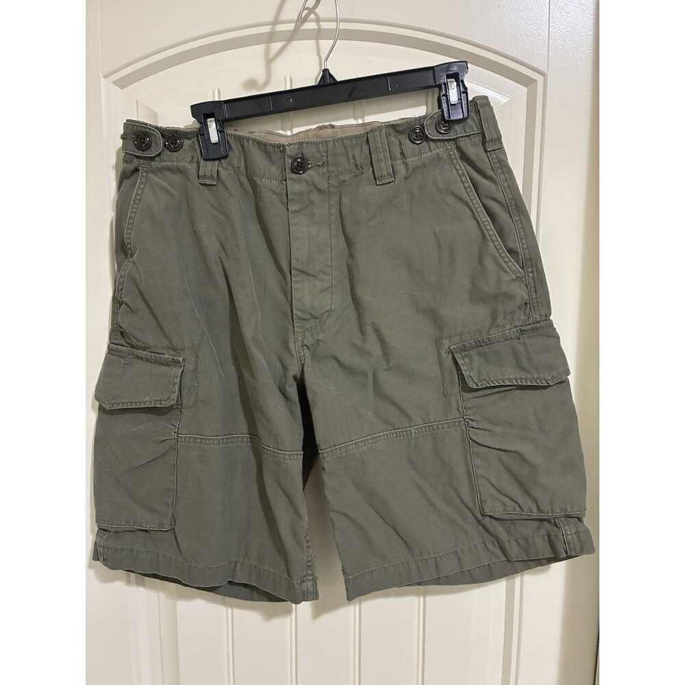 Polo Ralph Lauren Cargo Shorts Men Size 32 Olive Green Classic Fit